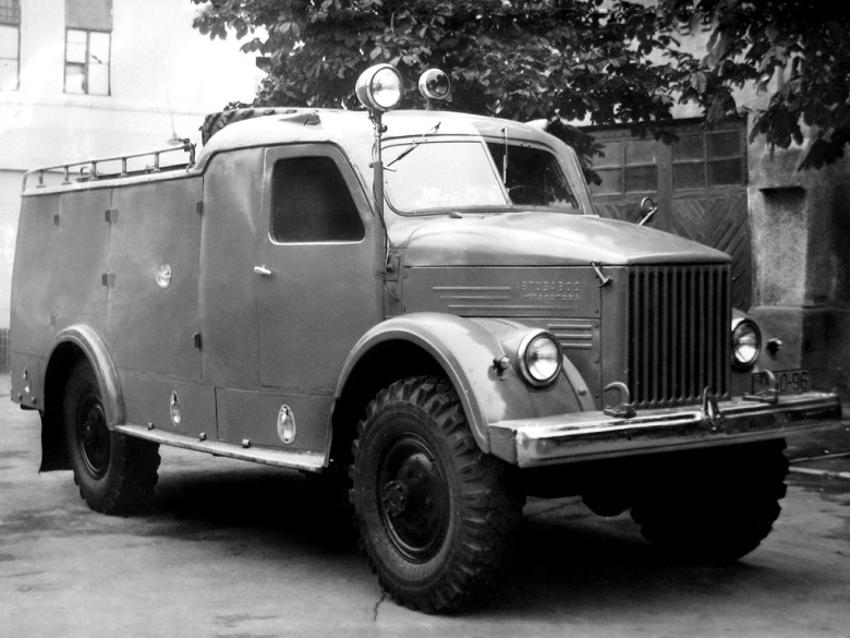 Рукавный автомобиль на шасси ГАЗ-63